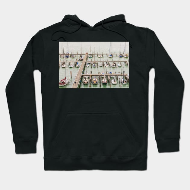 Boat Harbour Hoodie by fotoWerner